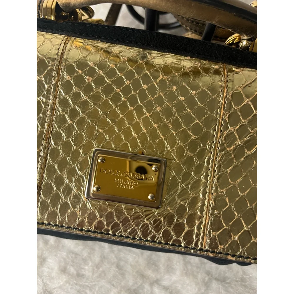 Dolce & Gabbana Miss Sicily Shoulder Bag Cross Body Bag Multicolor Made in Italy - Picture 2 of 11